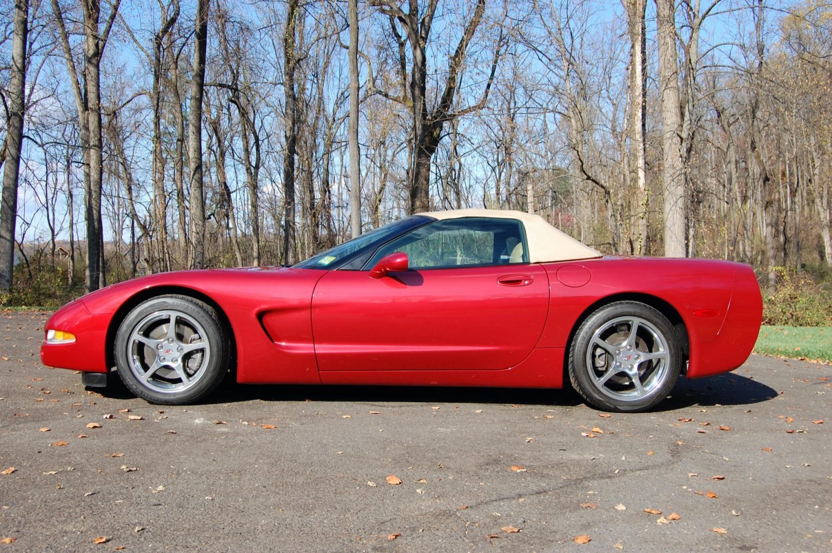 1998 Burgundy /Beige Leather Chevrolet Corvette (1G1YY32G9W5) with an 5.7 liter V8 engine, Automatic transmission, located at 6528 Lower York Road, New Hope, PA, 18938, (215) 862-9555, 40.358707, -74.977882 - Photo#2